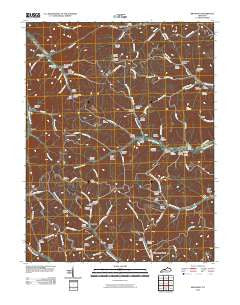 Brushart Kentucky Historical topographic map, 1:24000 scale, 7.5 X 7.5 Minute, Year 2010