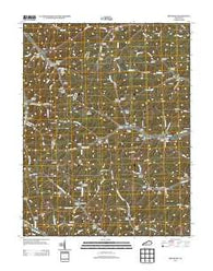 Brushart Kentucky Historical topographic map, 1:24000 scale, 7.5 X 7.5 Minute, Year 2013