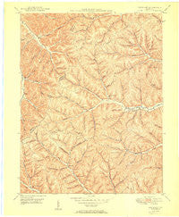 Brushart Kentucky Historical topographic map, 1:24000 scale, 7.5 X 7.5 Minute, Year 1950