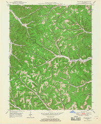 Brushart Kentucky Historical topographic map, 1:24000 scale, 7.5 X 7.5 Minute, Year 1949