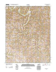 Buckeye Kentucky Historical topographic map, 1:24000 scale, 7.5 X 7.5 Minute, Year 2013