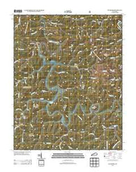 Buckhorn Kentucky Historical topographic map, 1:24000 scale, 7.5 X 7.5 Minute, Year 2013