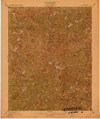 Buckhorn Kentucky Historical topographic map, 1:62500 scale, 15 X 15 Minute, Year 1913