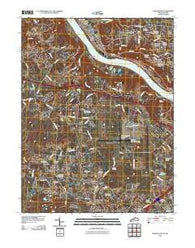 Burlington Kentucky Historical topographic map, 1:24000 scale, 7.5 X 7.5 Minute, Year 2010