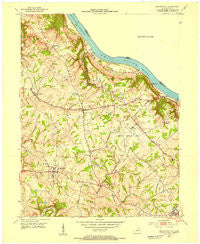 Burlington Kentucky Historical topographic map, 1:24000 scale, 7.5 X 7.5 Minute, Year 1951