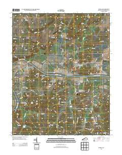 Burna Kentucky Historical topographic map, 1:24000 scale, 7.5 X 7.5 Minute, Year 2013