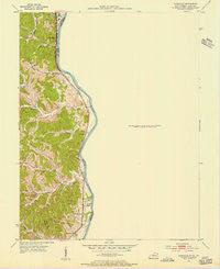 Burnaugh Kentucky Historical topographic map, 1:24000 scale, 7.5 X 7.5 Minute, Year 1953