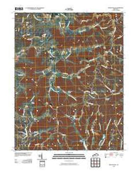 Burtonville Kentucky Historical topographic map, 1:24000 scale, 7.5 X 7.5 Minute, Year 2010