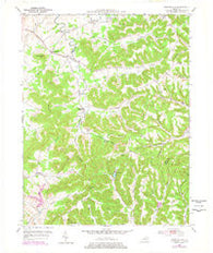 Burtonville Kentucky Historical topographic map, 1:24000 scale, 7.5 X 7.5 Minute, Year 1951
