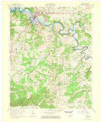 Cadiz Kentucky Historical topographic map, 1:24000 scale, 7.5 X 7.5 Minute, Year 1967