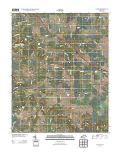 Caledonia Kentucky Historical topographic map, 1:24000 scale, 7.5 X 7.5 Minute, Year 2013