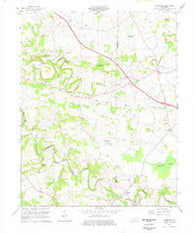 Caledonia Kentucky Historical topographic map, 1:24000 scale, 7.5 X 7.5 Minute, Year 1974