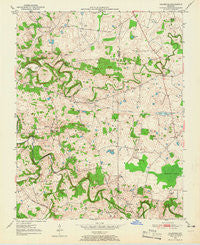 Caledonia Kentucky Historical topographic map, 1:24000 scale, 7.5 X 7.5 Minute, Year 1950