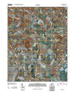 Calhoun Kentucky Historical topographic map, 1:24000 scale, 7.5 X 7.5 Minute, Year 2010
