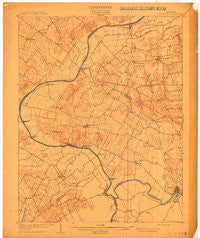Calhoun Kentucky Historical topographic map, 1:62500 scale, 15 X 15 Minute, Year 1908
