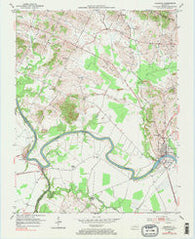 Calhoun Kentucky Historical topographic map, 1:24000 scale, 7.5 X 7.5 Minute, Year 1952