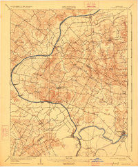Calhoun Kentucky Historical topographic map, 1:62500 scale, 15 X 15 Minute, Year 1908