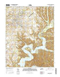 Campbellsville Kentucky Current topographic map, 1:24000 scale, 7.5 X 7.5 Minute, Year 2016