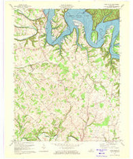 Cane Valley Kentucky Historical topographic map, 1:24000 scale, 7.5 X 7.5 Minute, Year 1970