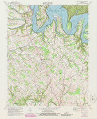 Cane Valley Kentucky Historical topographic map, 1:24000 scale, 7.5 X 7.5 Minute, Year 1970