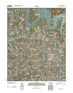 Cane Valley Kentucky Historical topographic map, 1:24000 scale, 7.5 X 7.5 Minute, Year 2013
