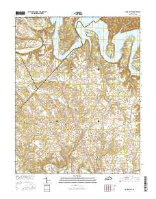 Cane Valley Kentucky Current topographic map, 1:24000 scale, 7.5 X 7.5 Minute, Year 2016