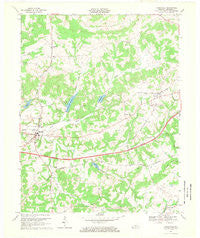 Caneyville Kentucky Historical topographic map, 1:24000 scale, 7.5 X 7.5 Minute, Year 1967