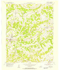 Caneyville Kentucky Historical topographic map, 1:24000 scale, 7.5 X 7.5 Minute, Year 1954