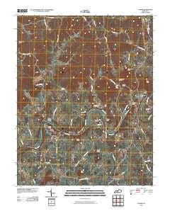Canmer Kentucky Historical topographic map, 1:24000 scale, 7.5 X 7.5 Minute, Year 2010