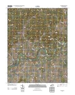 Canmer Kentucky Historical topographic map, 1:24000 scale, 7.5 X 7.5 Minute, Year 2013