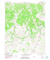 Canmer Kentucky Historical topographic map, 1:24000 scale, 7.5 X 7.5 Minute, Year 1953