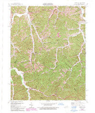 Cannel City Kentucky Historical topographic map, 1:24000 scale, 7.5 X 7.5 Minute, Year 1965