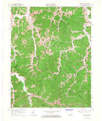 Cannel City Kentucky Historical topographic map, 1:24000 scale, 7.5 X 7.5 Minute, Year 1965