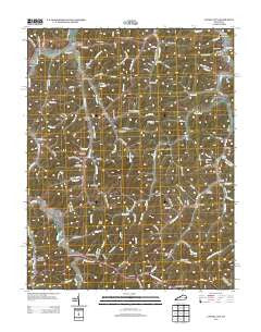 Cannel City Kentucky Historical topographic map, 1:24000 scale, 7.5 X 7.5 Minute, Year 2013