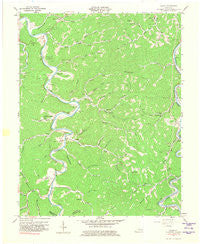 Canoe Kentucky Historical topographic map, 1:24000 scale, 7.5 X 7.5 Minute, Year 1961