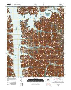 Canton Kentucky Historical topographic map, 1:24000 scale, 7.5 X 7.5 Minute, Year 2010