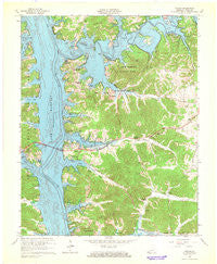 Canton Kentucky Historical topographic map, 1:24000 scale, 7.5 X 7.5 Minute, Year 1967