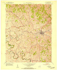 Carlisle Kentucky Historical topographic map, 1:24000 scale, 7.5 X 7.5 Minute, Year 1953