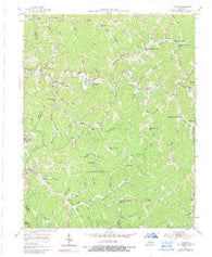 Carrie Kentucky Historical topographic map, 1:24000 scale, 7.5 X 7.5 Minute, Year 1954