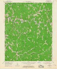 Carrie Kentucky Historical topographic map, 1:24000 scale, 7.5 X 7.5 Minute, Year 1954