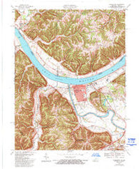 Carrollton Kentucky Historical topographic map, 1:24000 scale, 7.5 X 7.5 Minute, Year 1967