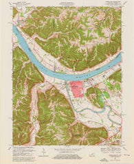 Carrollton Kentucky Historical topographic map, 1:24000 scale, 7.5 X 7.5 Minute, Year 1967