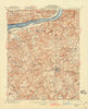 Cave In Rock Illinois Historical topographic map, 1:62500 scale, 15 X 15 Minute, Year 1925