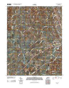 Cecilia Kentucky Historical topographic map, 1:24000 scale, 7.5 X 7.5 Minute, Year 2010