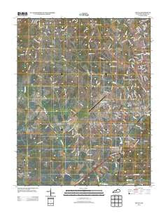 Cecilia Kentucky Historical topographic map, 1:24000 scale, 7.5 X 7.5 Minute, Year 2013