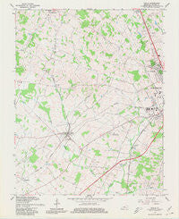 Cecilia Kentucky Historical topographic map, 1:24000 scale, 7.5 X 7.5 Minute, Year 1967