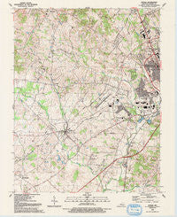 Cecilia Kentucky Historical topographic map, 1:24000 scale, 7.5 X 7.5 Minute, Year 1992