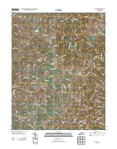 Center Kentucky Historical topographic map, 1:24000 scale, 7.5 X 7.5 Minute, Year 2013