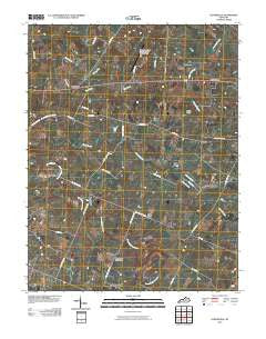 Centerville Kentucky Historical topographic map, 1:24000 scale, 7.5 X 7.5 Minute, Year 2010