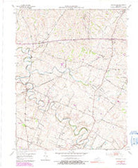 Centerville Kentucky Historical topographic map, 1:24000 scale, 7.5 X 7.5 Minute, Year 1954